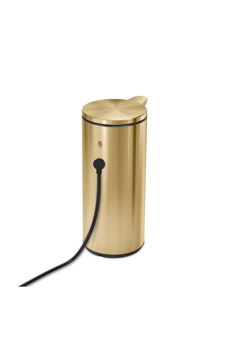 9 oz. rechargeable liquid sensor pump, Alternate, color, brass