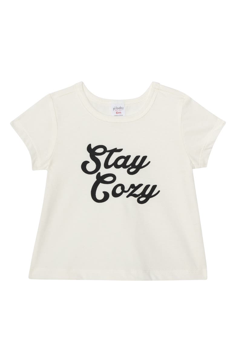 Petit Lem Fleece Jacket, Graphic Top, Leggings & Headband Set, Alternate, color, Owh Hearts