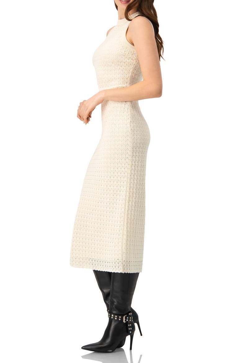 Sleeveless Knit Long Dress, Alternate, color, Natural