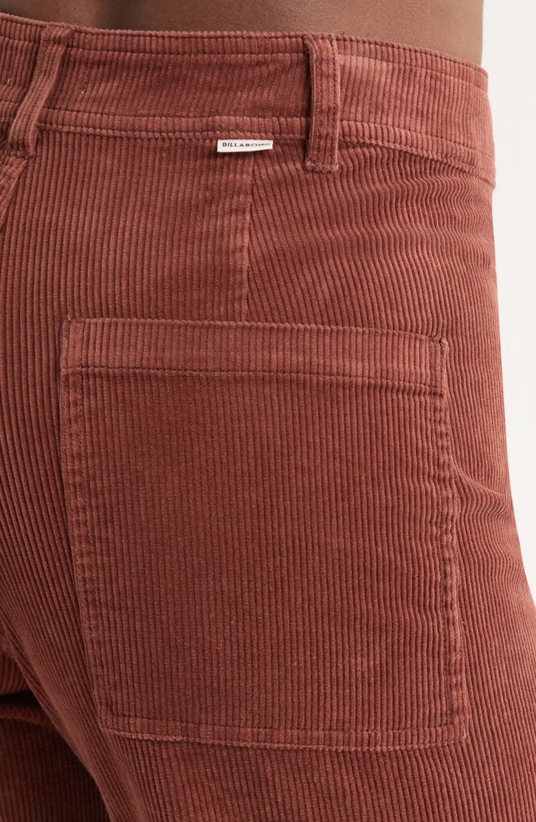 Billabong Free Fall Stretch Cotton Corduroy Pants, Alternate, color, Espresso