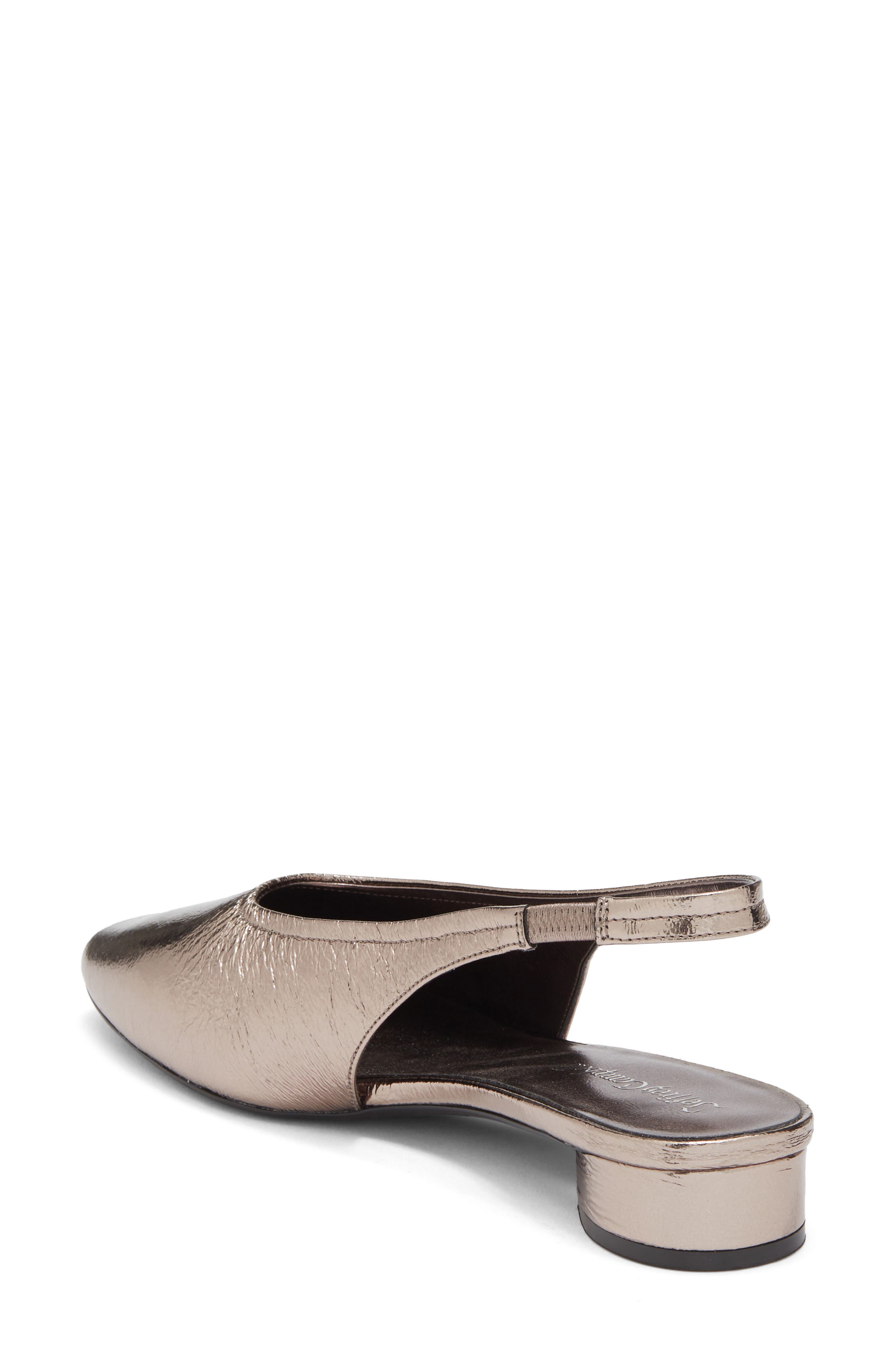 Trustee Slingback Pump, Alternate, color, PEWTER CRINKLE