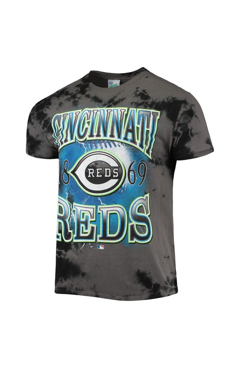 '47 Men's '47 Charcoal Cincinnati Reds Wonder Boy Vintage Tubular T-Shirt, Alternate, color, Charcoal