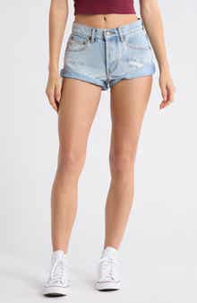 Get Low Denim Shorts
