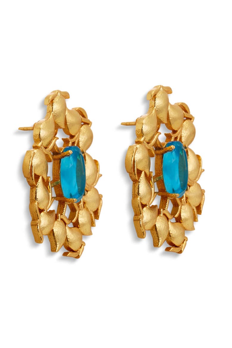 KERI EARRINGS, Alternate, color, Gold Plated