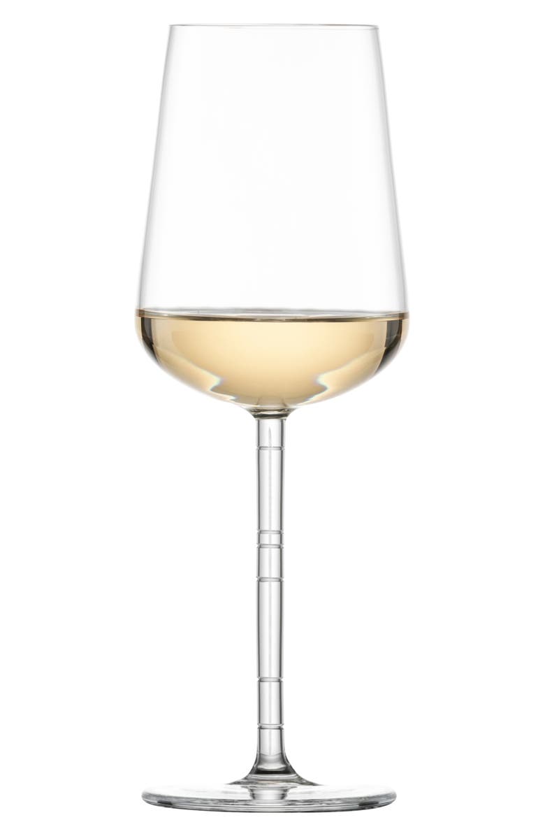 Fortessa Journey Set of 6 White Wine Glasses, Alternate, color, Clear