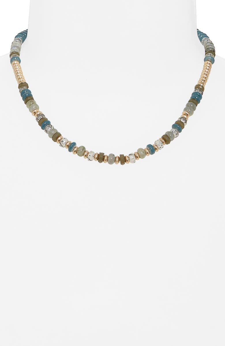 Nordstrom Semiprecious Stone Bead Necklace, Alternate, color, 