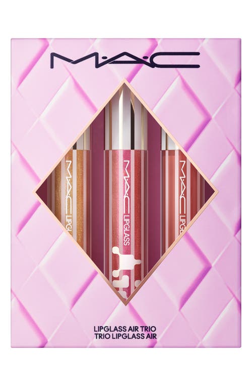 Mac Cosmetics Gloss Enthusiast Lipglass Air Trio $78 Value