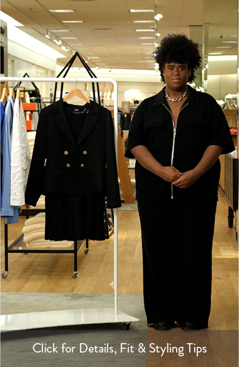 Mya Pleated Blazer Dress, sales video thumbnail