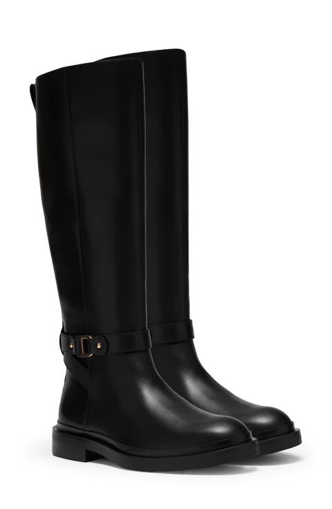 Previa Bit Knee High Leather Boot