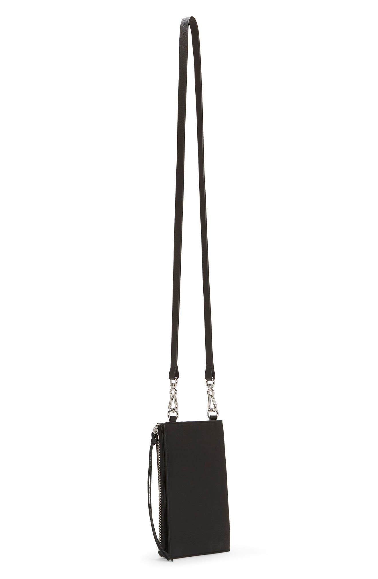 Vince Camuto Rylan Leather Phone Crossbody Bag, Alternate, color, 