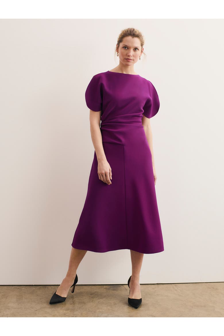 Salerno Midi Dress, Alternate, color, Purple