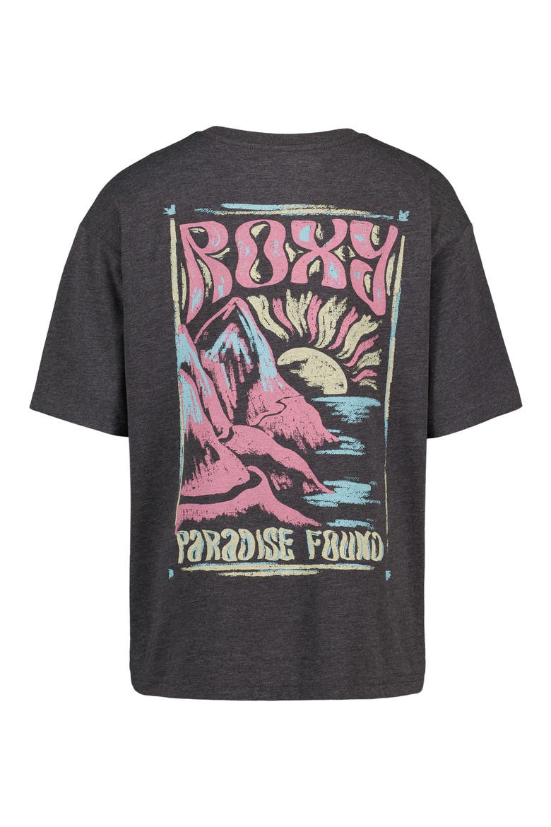 Kids' Paradise Found Oversize Graphic T-Shirt, Alternate, color, PHANTOM HEATHER