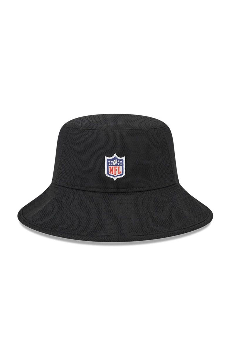 New Era Men's New Era Black Carolina Panthers 2023 NFL Training Camp Stretch Bucket Hat, Alternate, color,