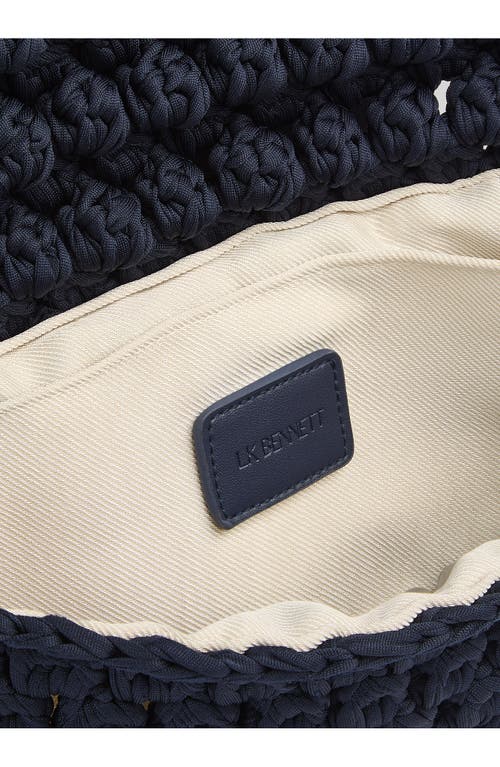 Lk Bennett Larna Clutch In Navy