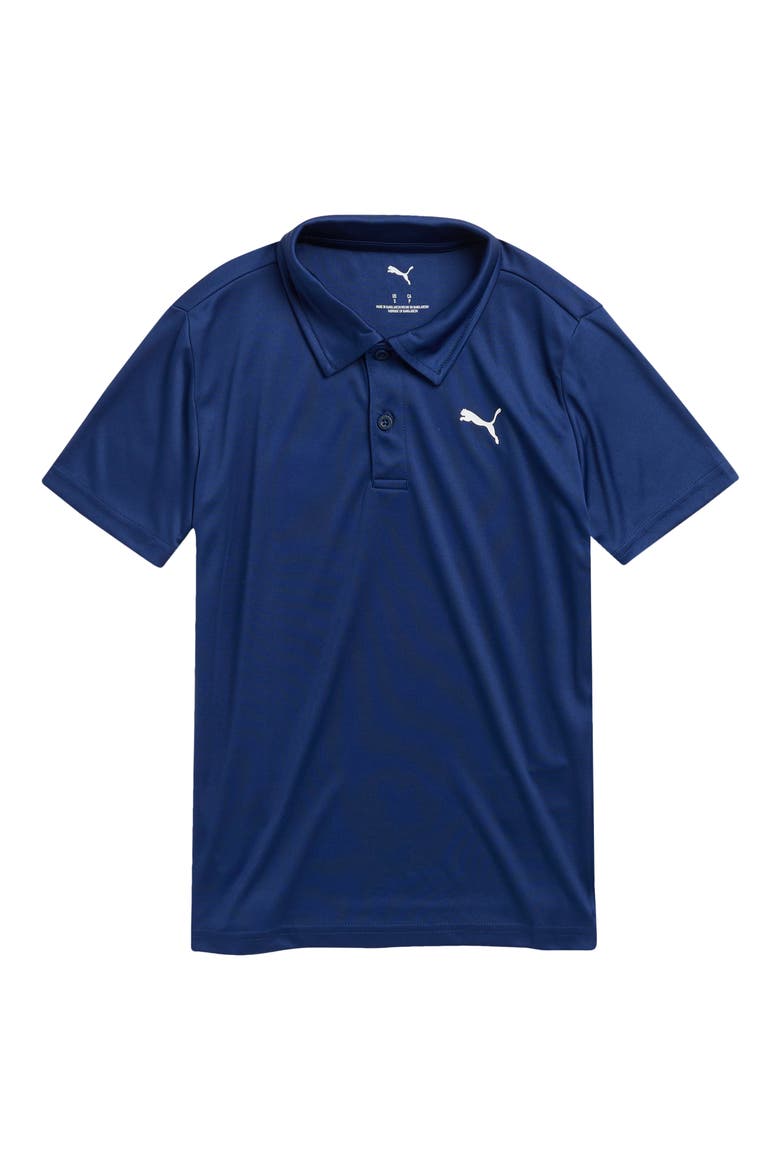 Kids' House of Graphics Performance Polo, Main, color, BLUE/ BLACK