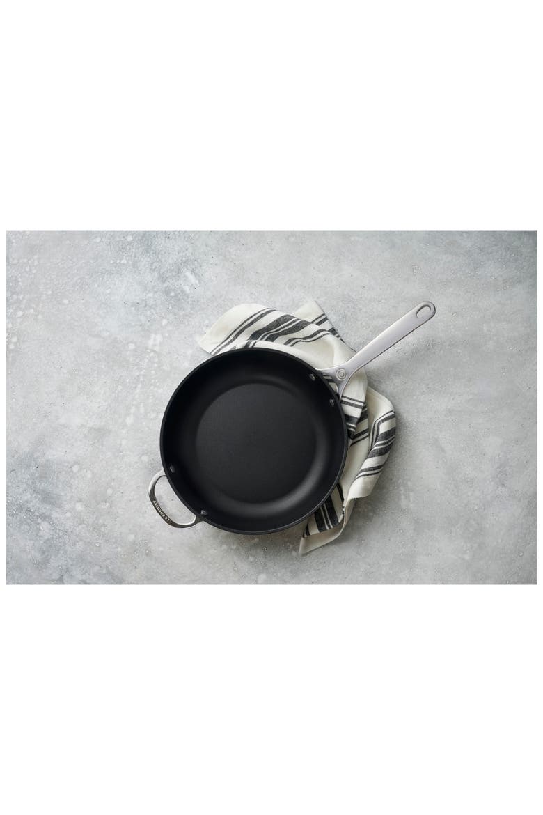 11-Inch Toughened Nonstick PRO Deep Frying Pan, Alternate, color, BLACK