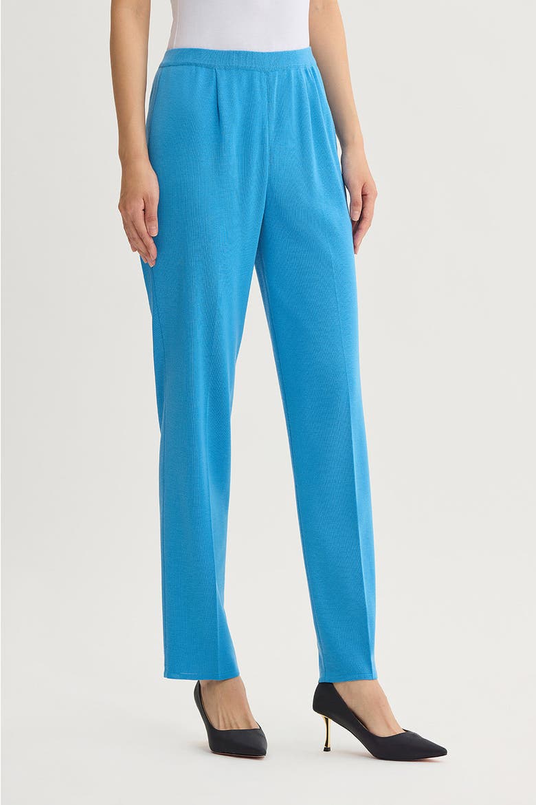 Straight Leg Knit Pants, Alternate, color, Tranquil Blue