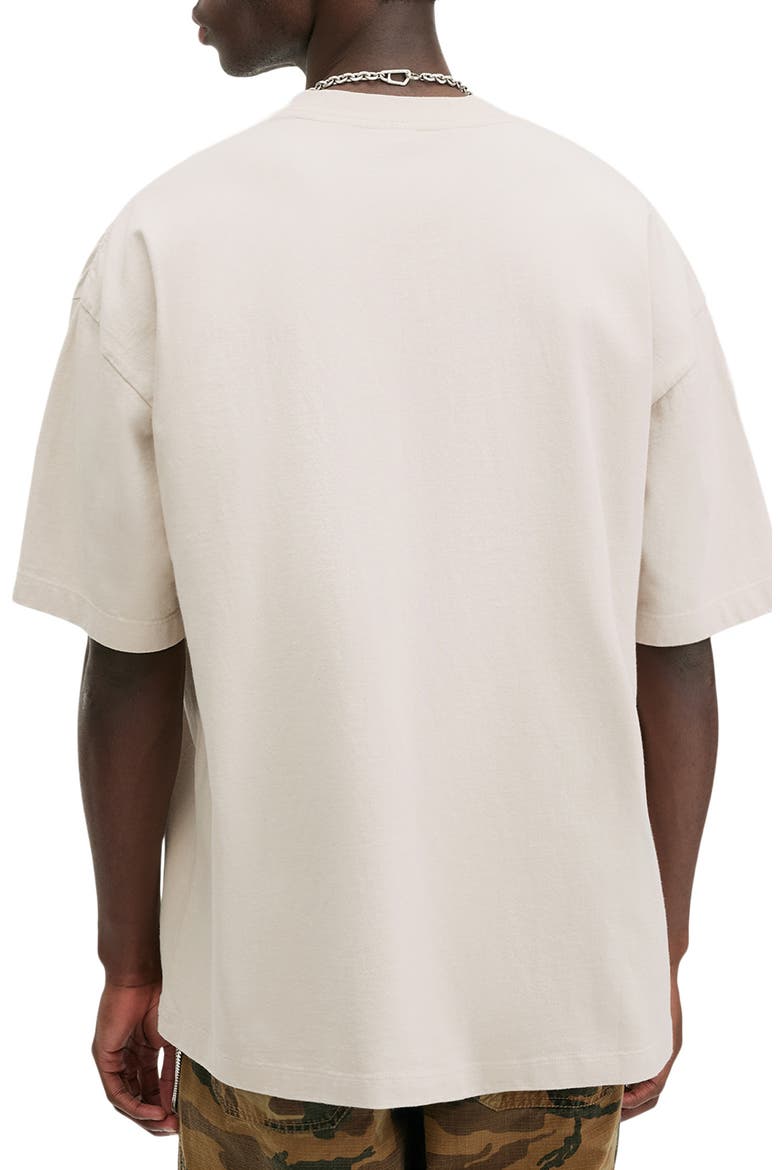 Xander Crewneck T-Shirt, Alternate, color, MUTED WHITE