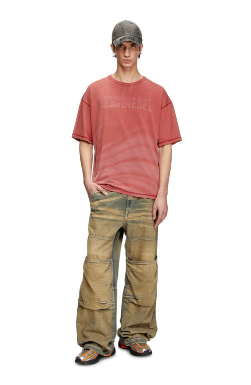 Diesel Short-sleeved T-shirt In Red