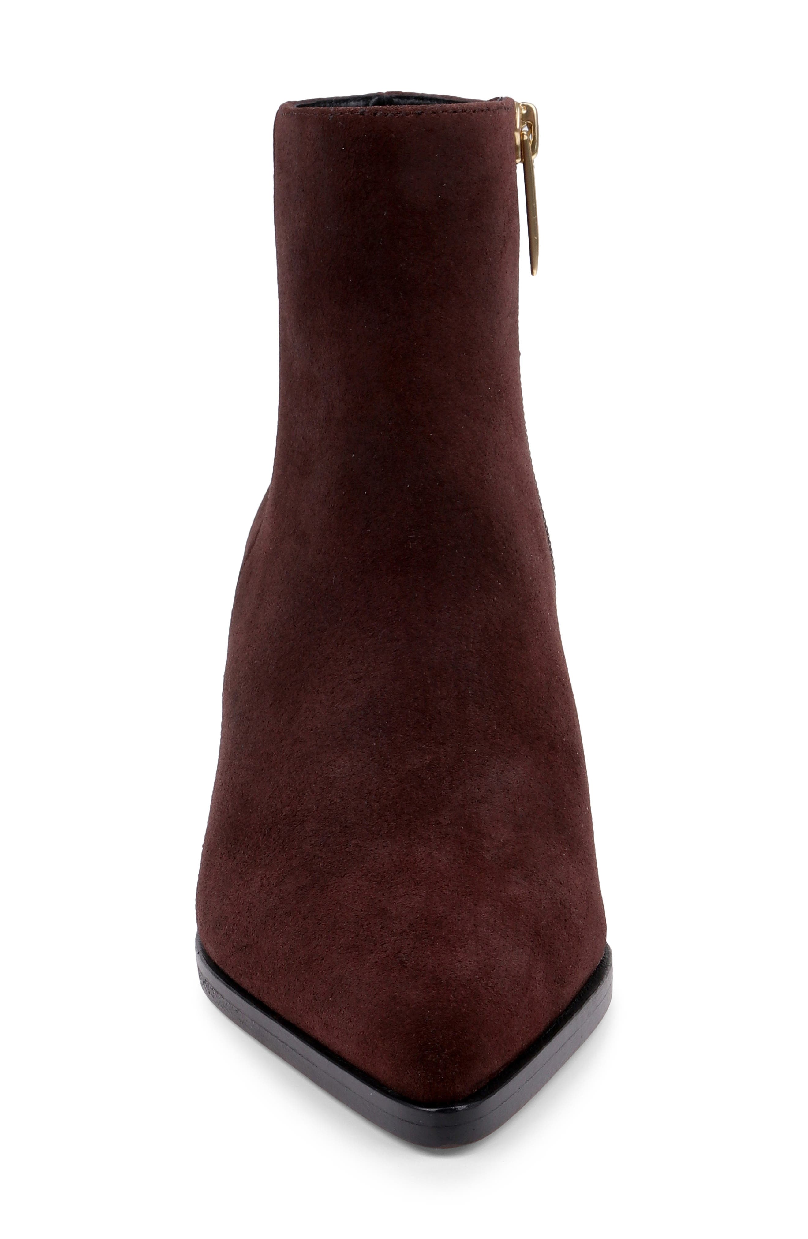 Vesey Pointed Toe Bootie, Alternate, color, MAHOGANY