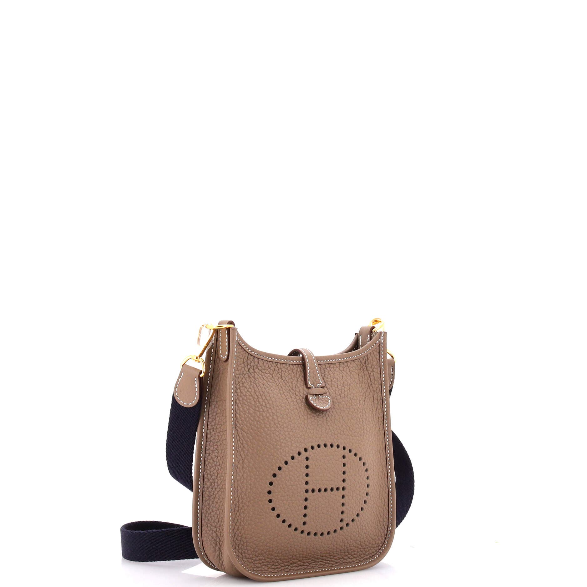 Pre-Owned Hermes Evelyne Bag Gen III Clemence TPM, Alternate, color, Etoupe