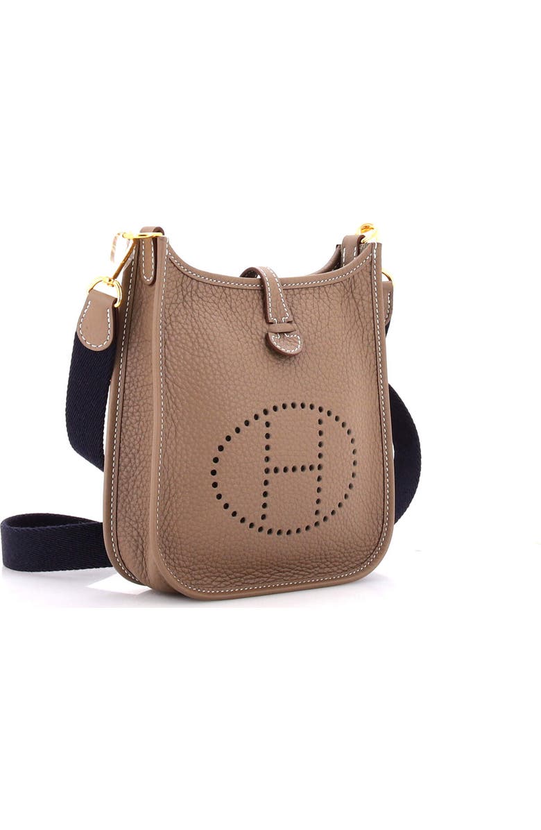 Pre-Owned Hermes Evelyne Bag Gen III Clemence TPM, Alternate, color, Etoupe