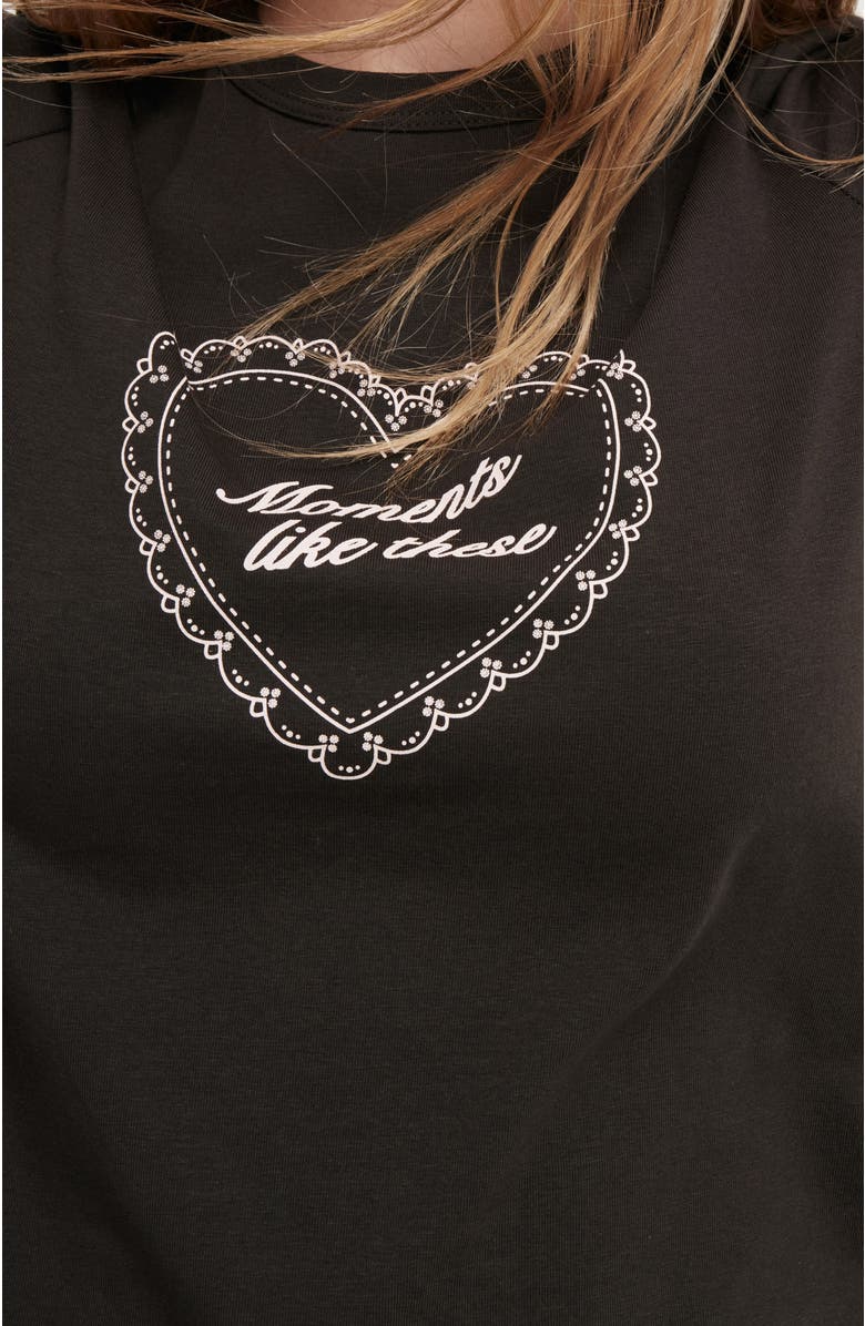 Cotton On Women's Fitted Graphic Longline Tee, Alternate, color, 