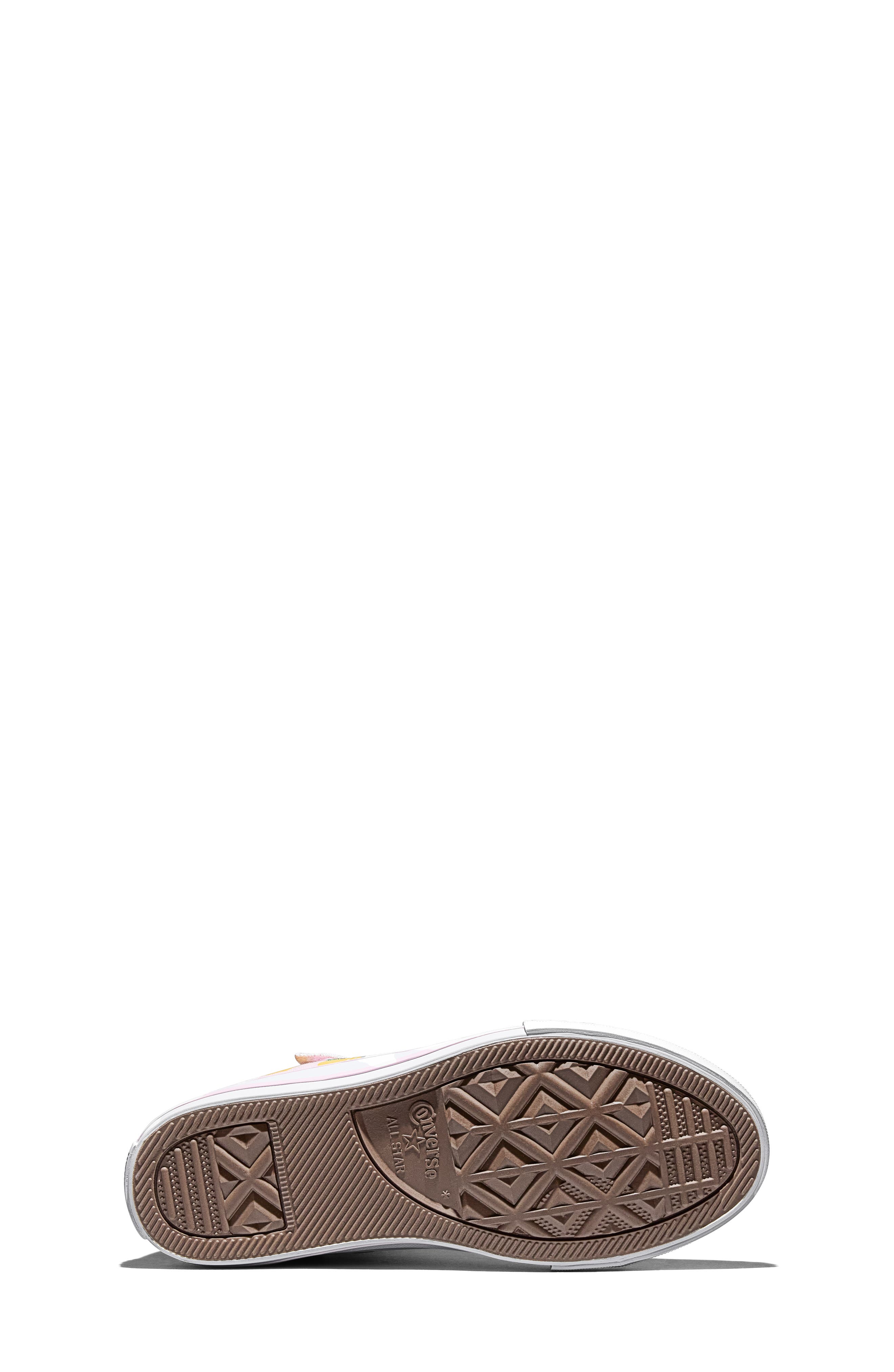 Converse Kids' Chuck Taylor All Star Easy On Canvas High Top Sneaker, Alternate, color, New Found Bloom/ Dandy Lion