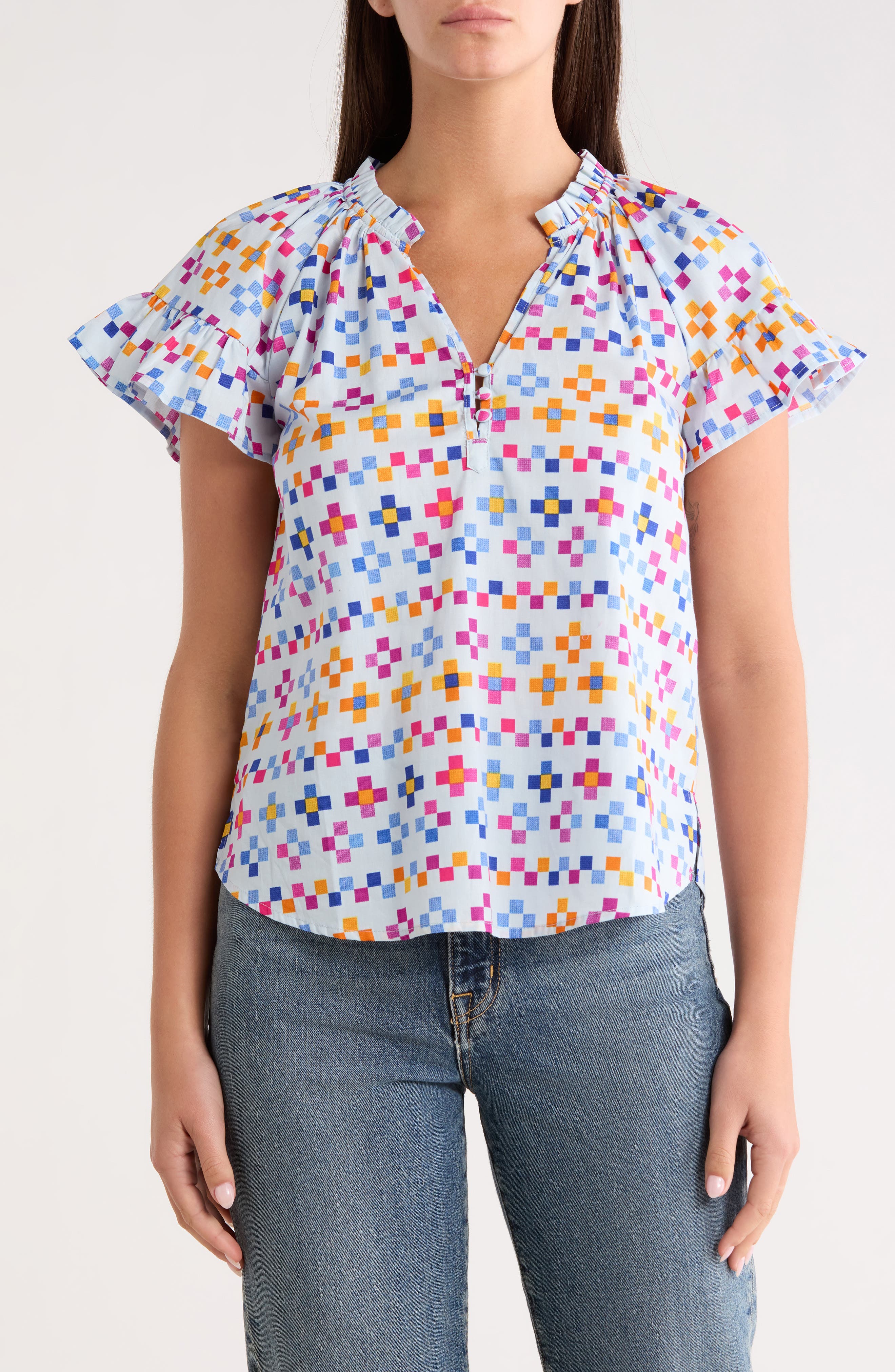 selected LIGHT BLUE MULTI