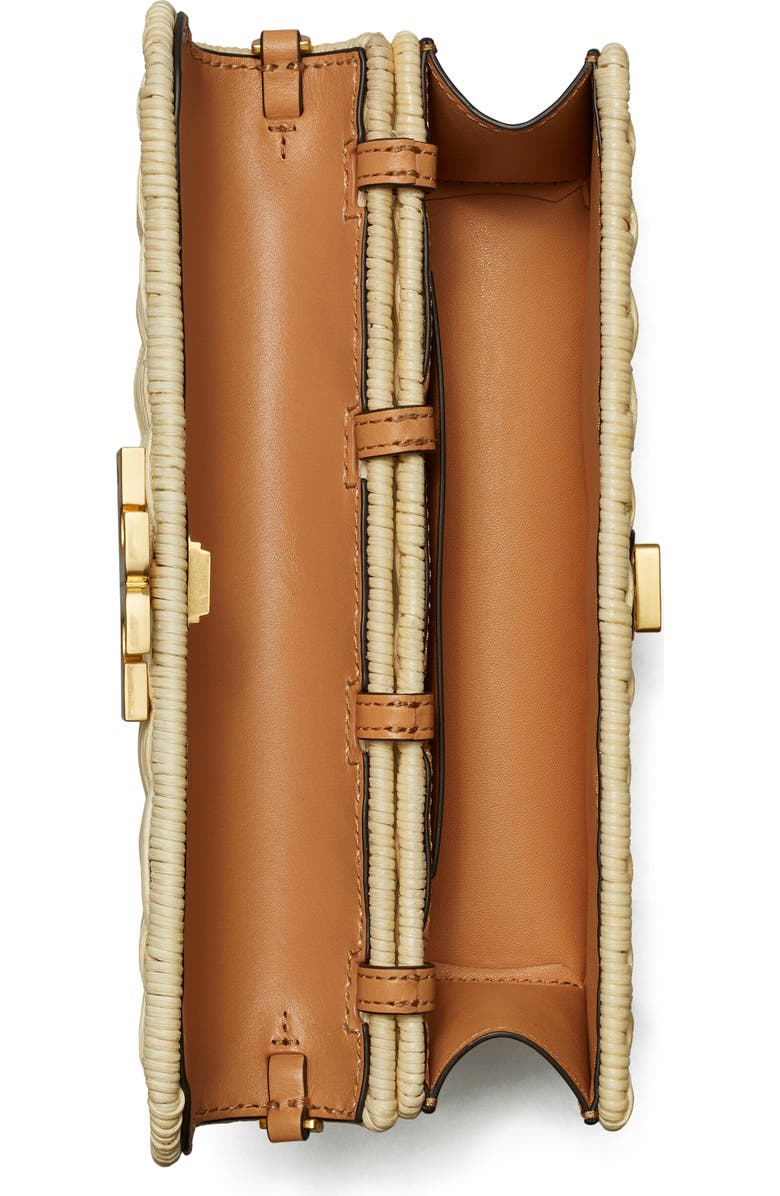 Tory Burch Eleanor Wicker Clutch, Alternate, color,