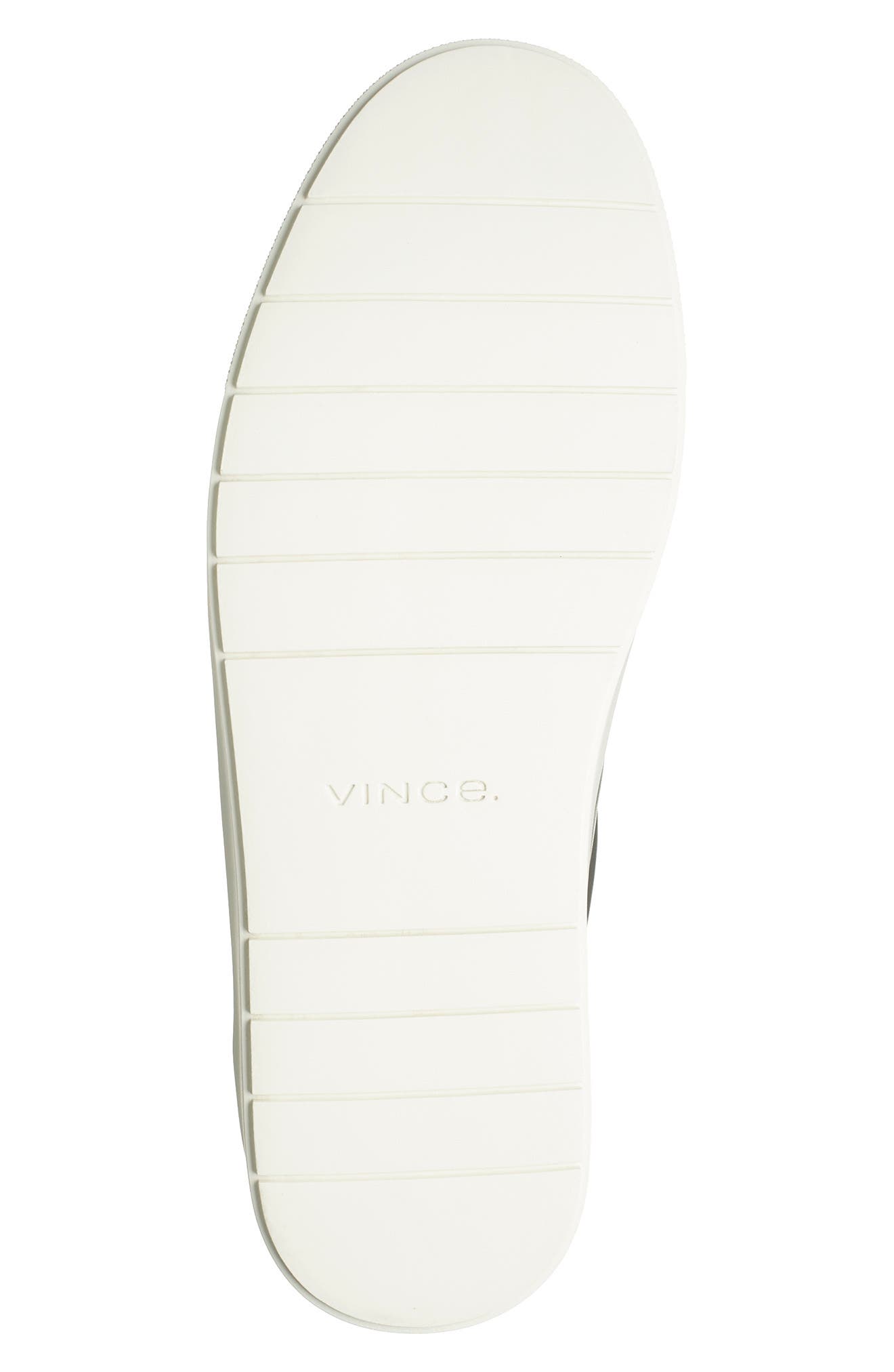 Vince Benfield Leather Platform Sneaker, Alternate, color, Black