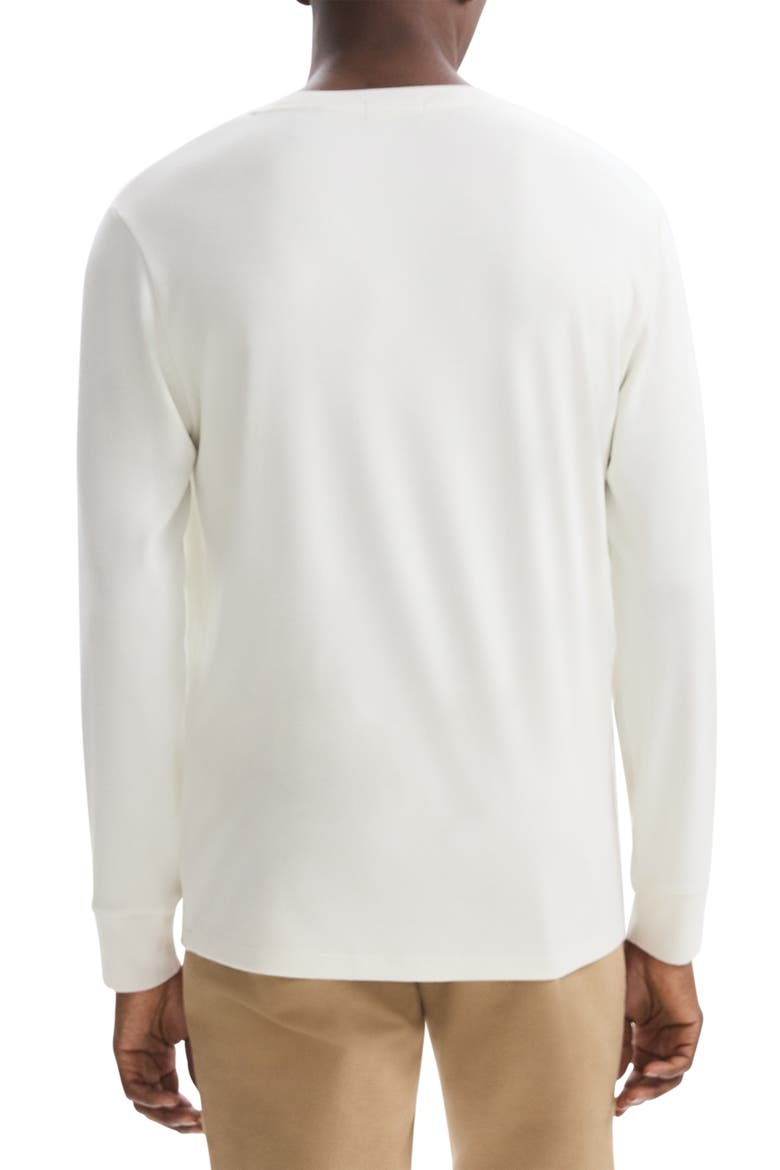 Essential Long Sleeve T-Shirt, Alternate, color, WINTER WHITE - C01