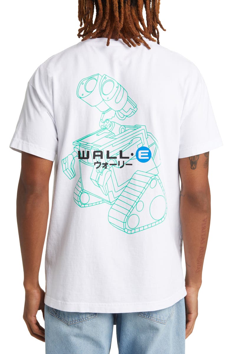 Hidden x Disney 'WALL-E' Linework Cotton Graphic T-Shirt, Alternate, color, 