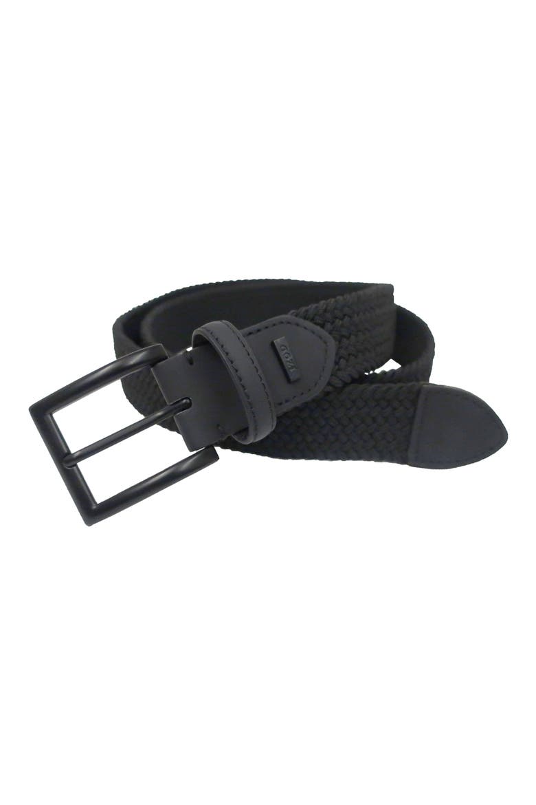 Stretch Braid Belt, Main, color, BLACK