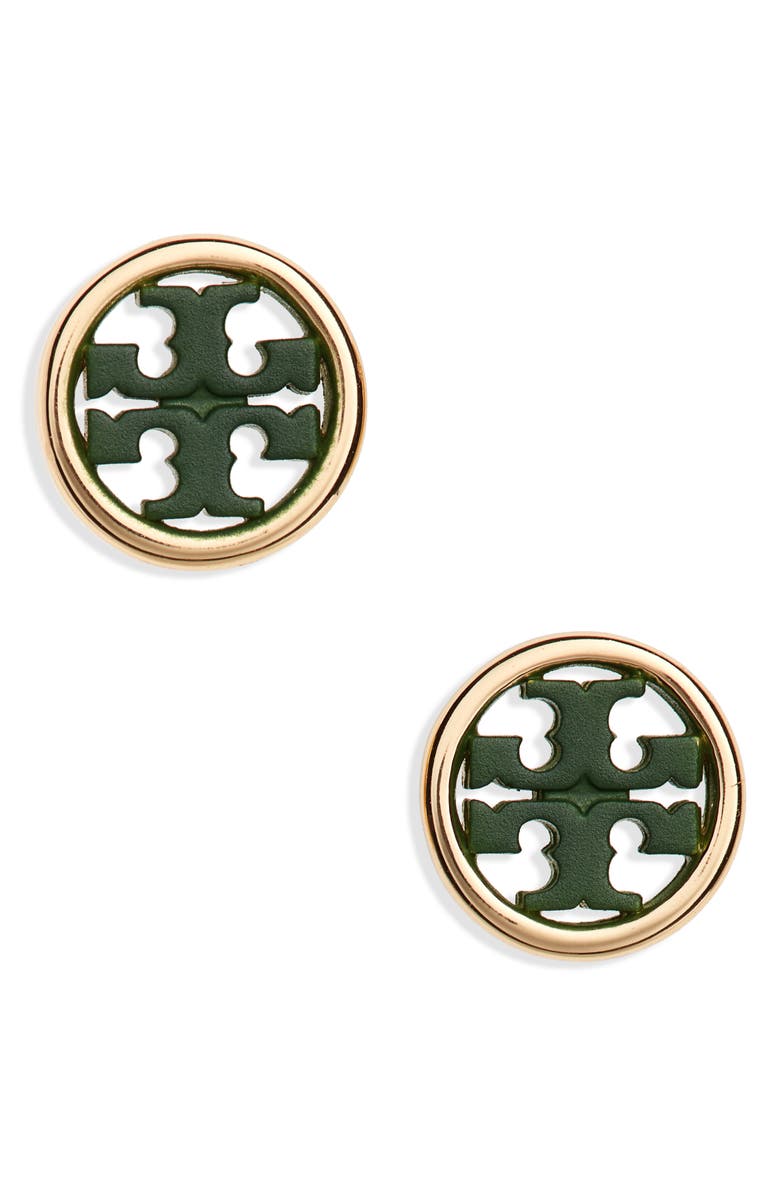 Tory Burch Miller Stud Earrings, Main, color, 