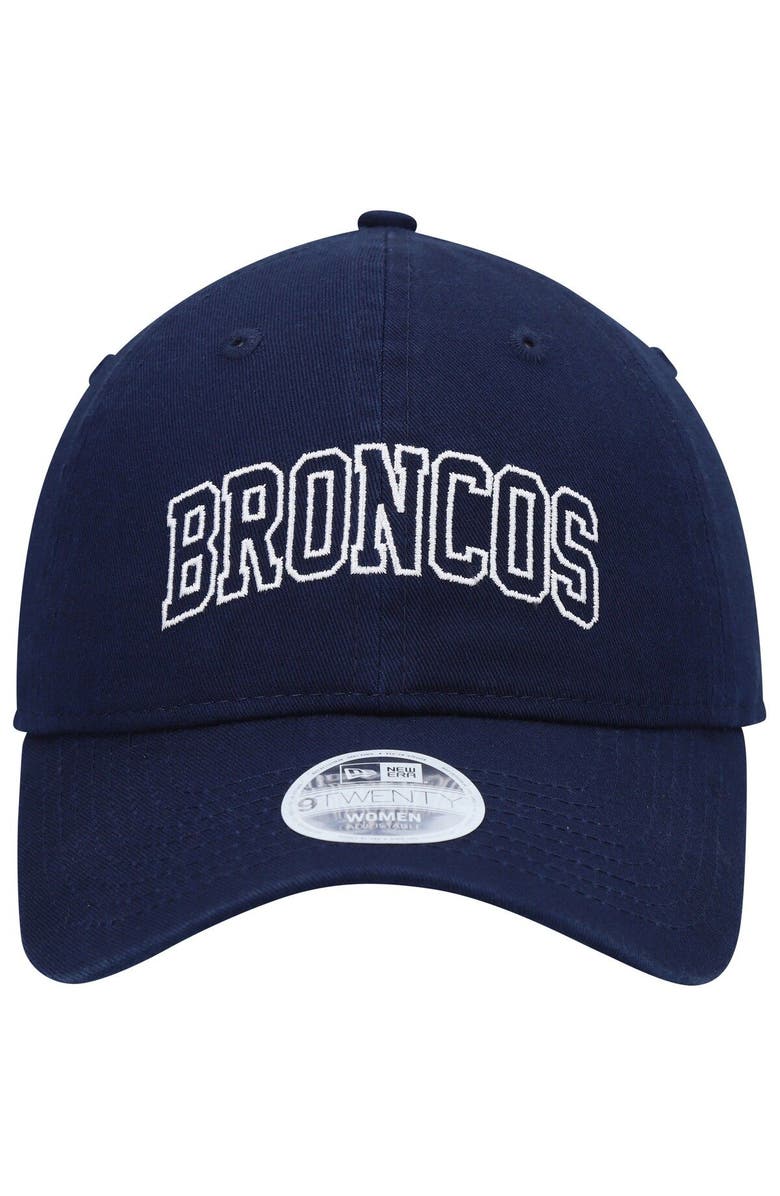 New Era Women's New Era Navy Denver Broncos Collegiate 9TWENTY Adjustable Hat, Alternate, color, 