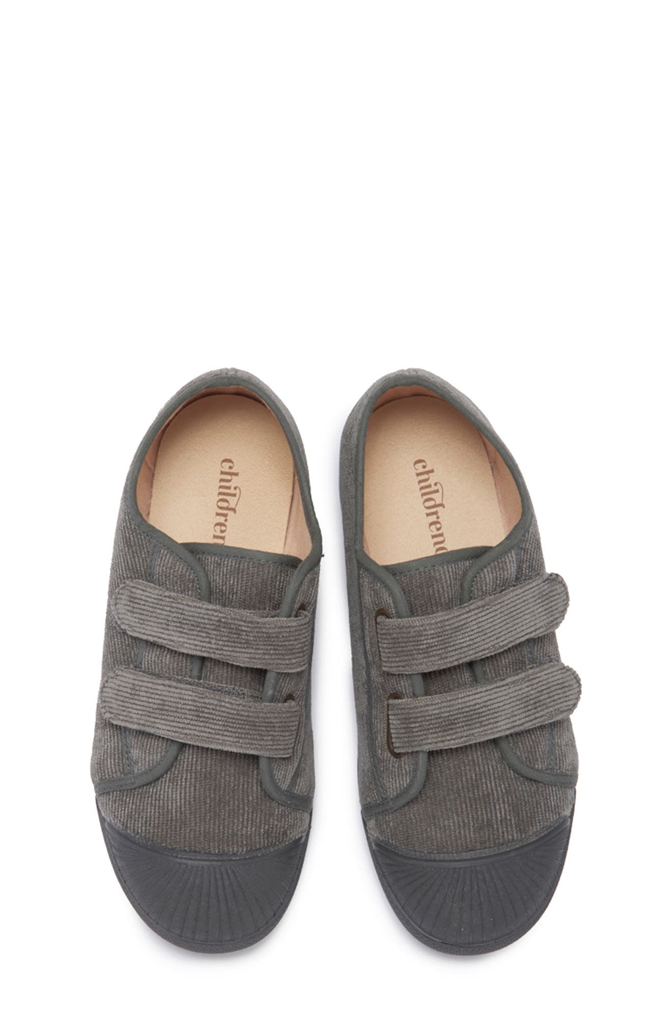 Fall Double Strap Sneaker, Alternate, color, GREY
