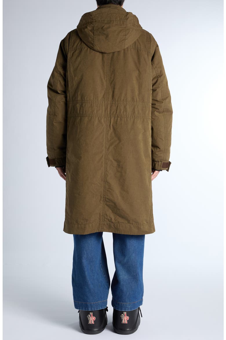 Allaine Long Parka, Alternate, color, GREEN