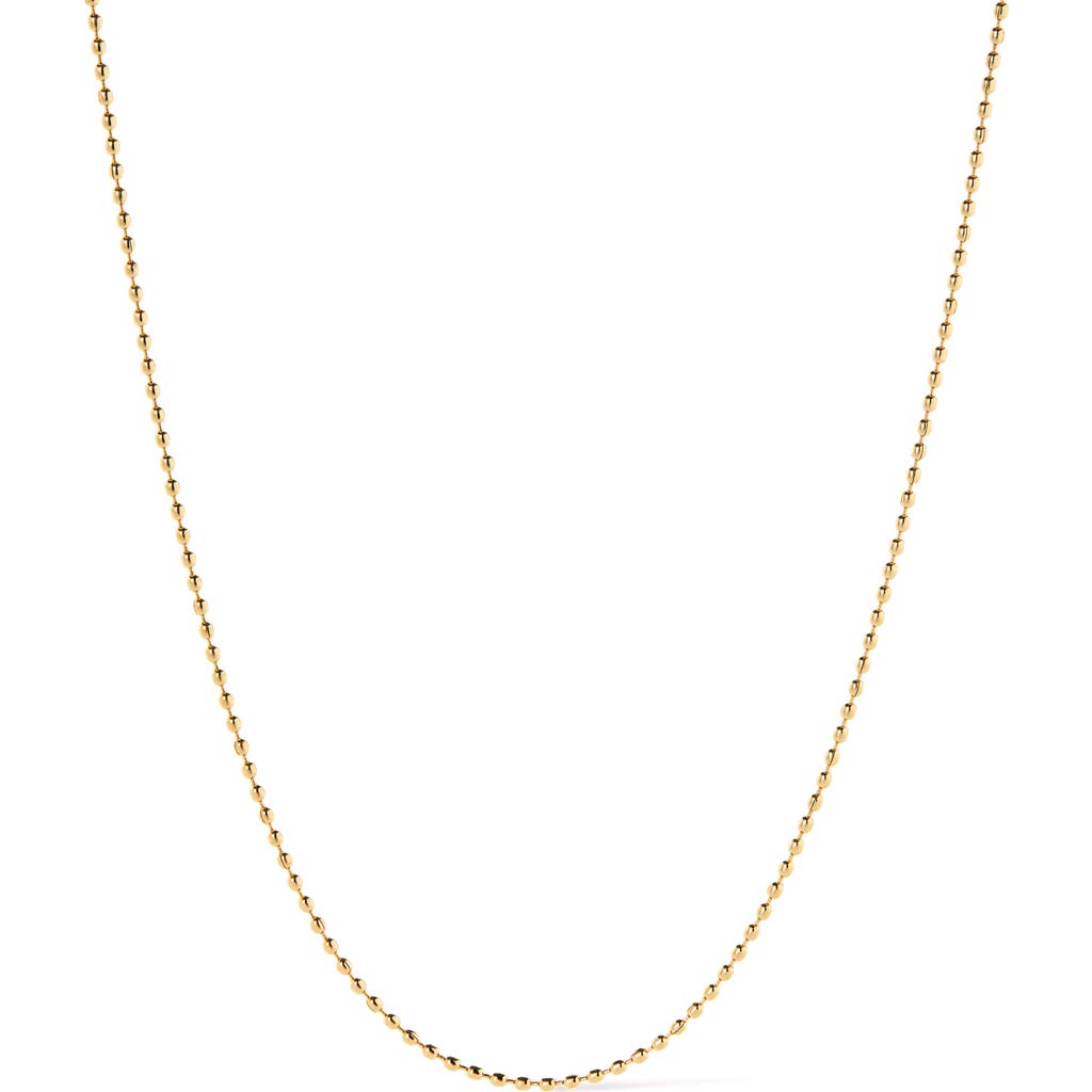 Ana Luisa Dainty Gold Necklace - Gold Ball Chain at Nordstrom
