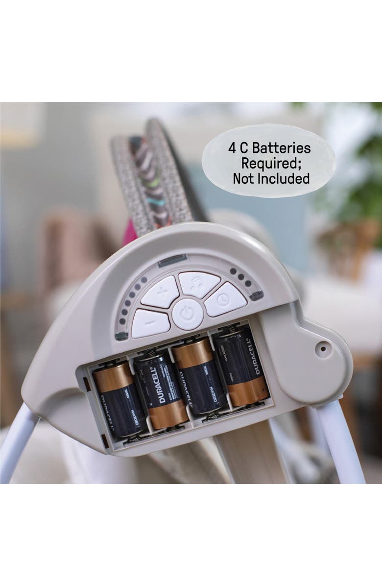 INGENUITY Soothe 'n Delight Portable Baby Swing with Music, Alternate, color, Khaki