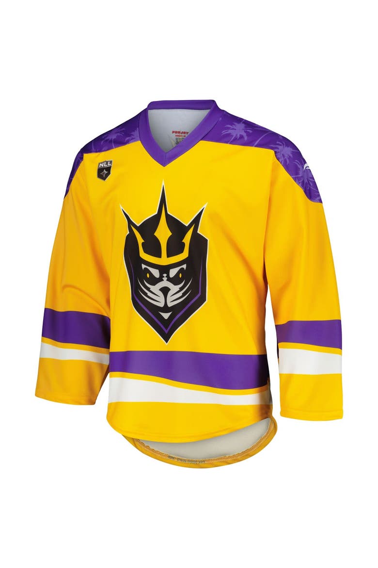 Men's Gold/Purple San Diego Seals Replica Jersey, Alternate, color, Gold
