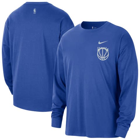 Men's Nike  Blue Orlando Magic 2025/26 City Edition Remix Essential Logo Long Sleeve T-Shirt