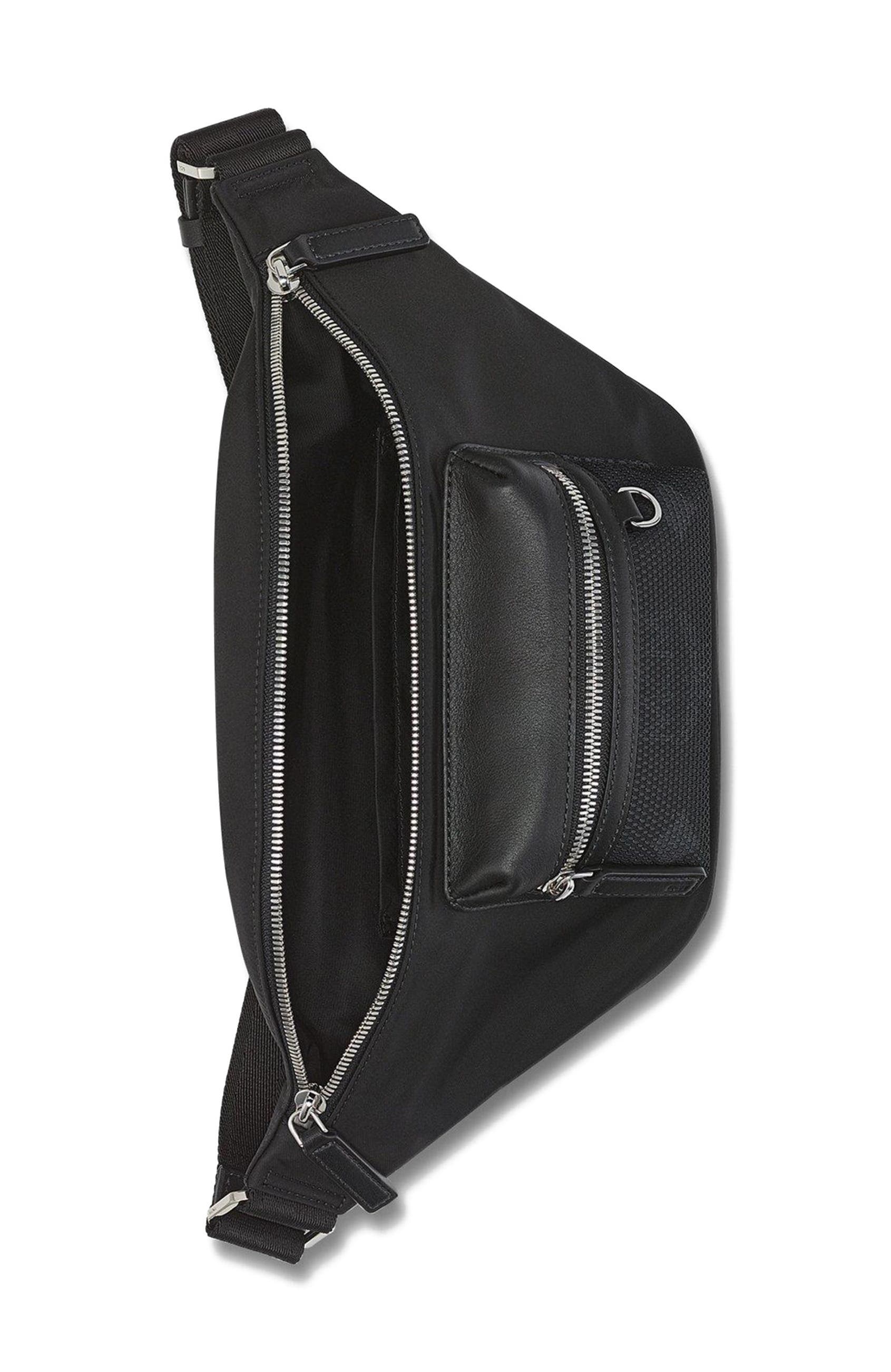 MCM Fursten Belt Bag in Recycled Nylon, Alternate, color, 