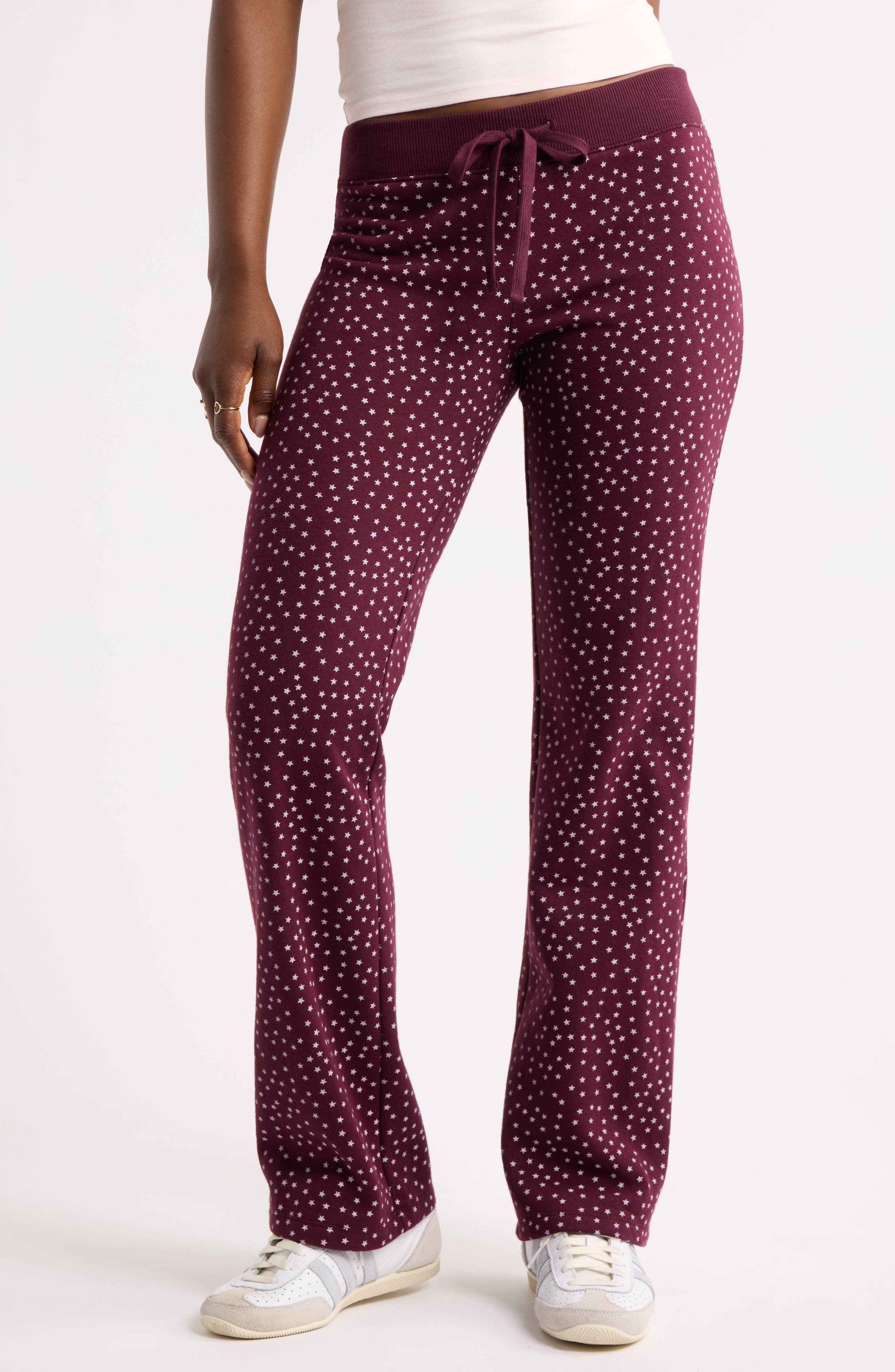 BURGUNDY PINK SMALL ALLIE STAR