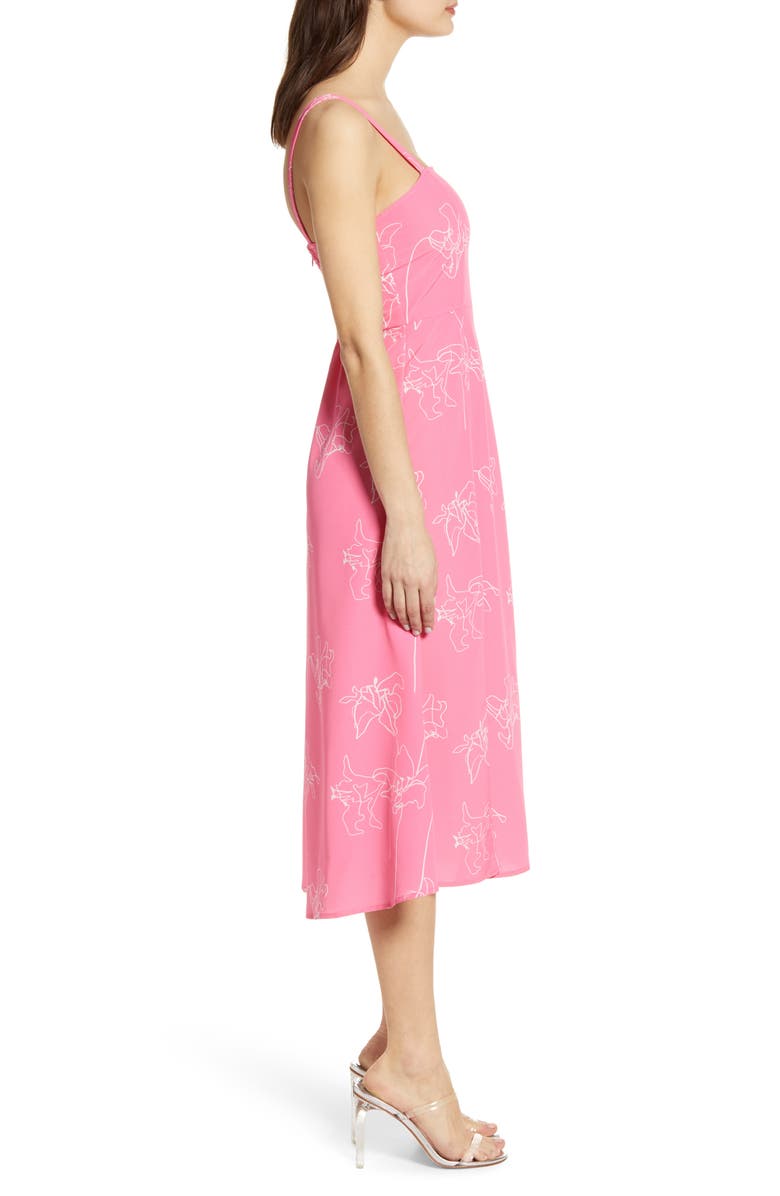 4SI3NNA Flower Sketch Sundress, Alternate, color, 