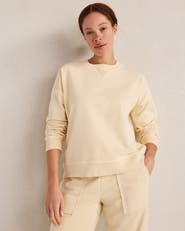Haven Well Within Garment-Dyed Organic Cotton Terry Crewneck