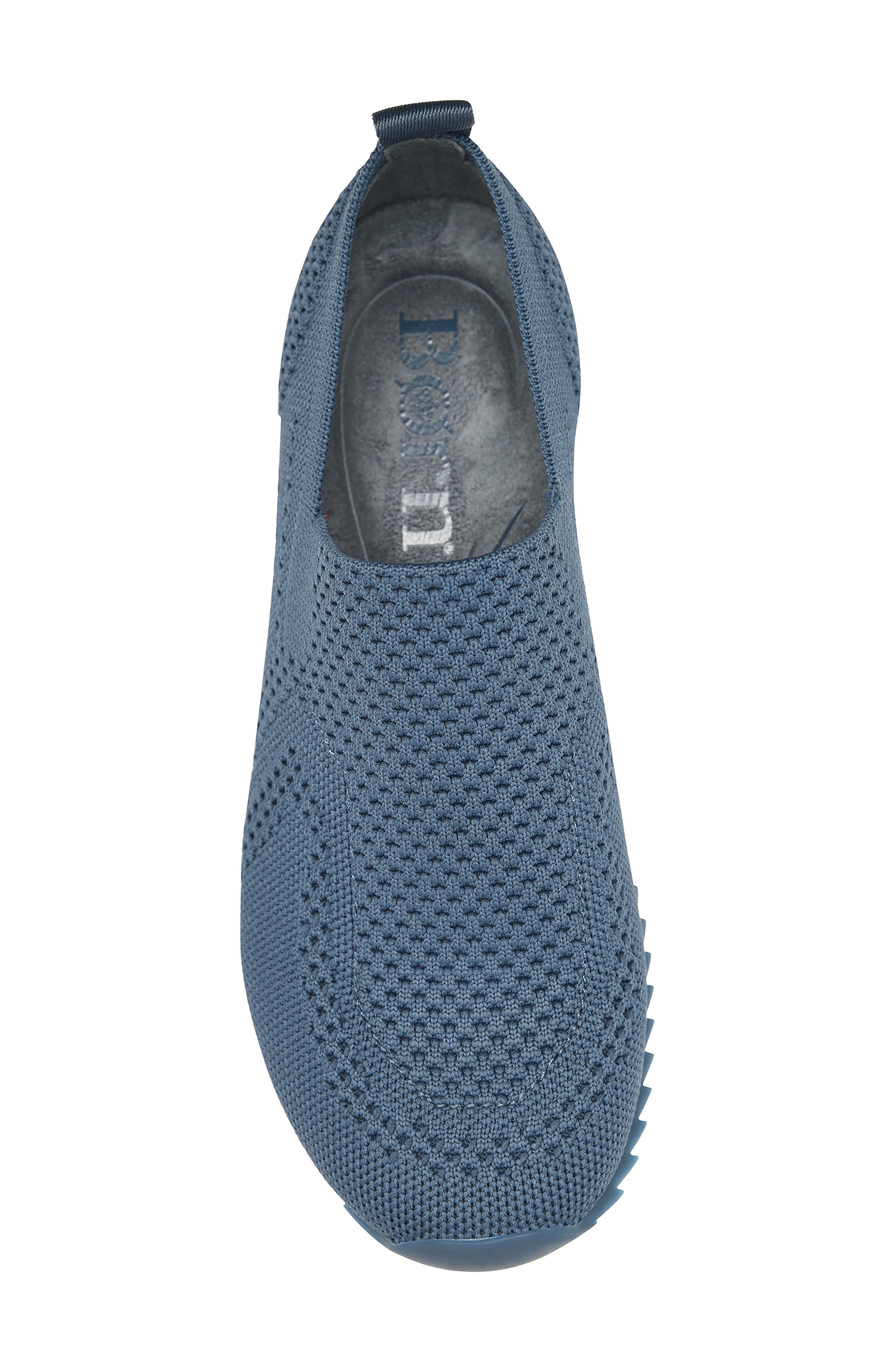 Børn Newbury Slip-On Sneaker, Alternate, color, Navy Knit Fabric