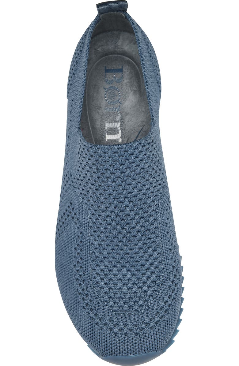Børn Newbury Slip-On Sneaker, Alternate, color, Navy Knit Fabric