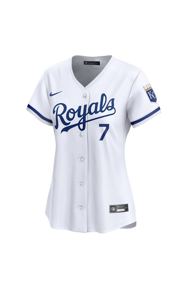 Nike Women's Nike Bobby Witt Jr. White Kansas City Royals Home Limited Player Jersey, Alternate, color,
