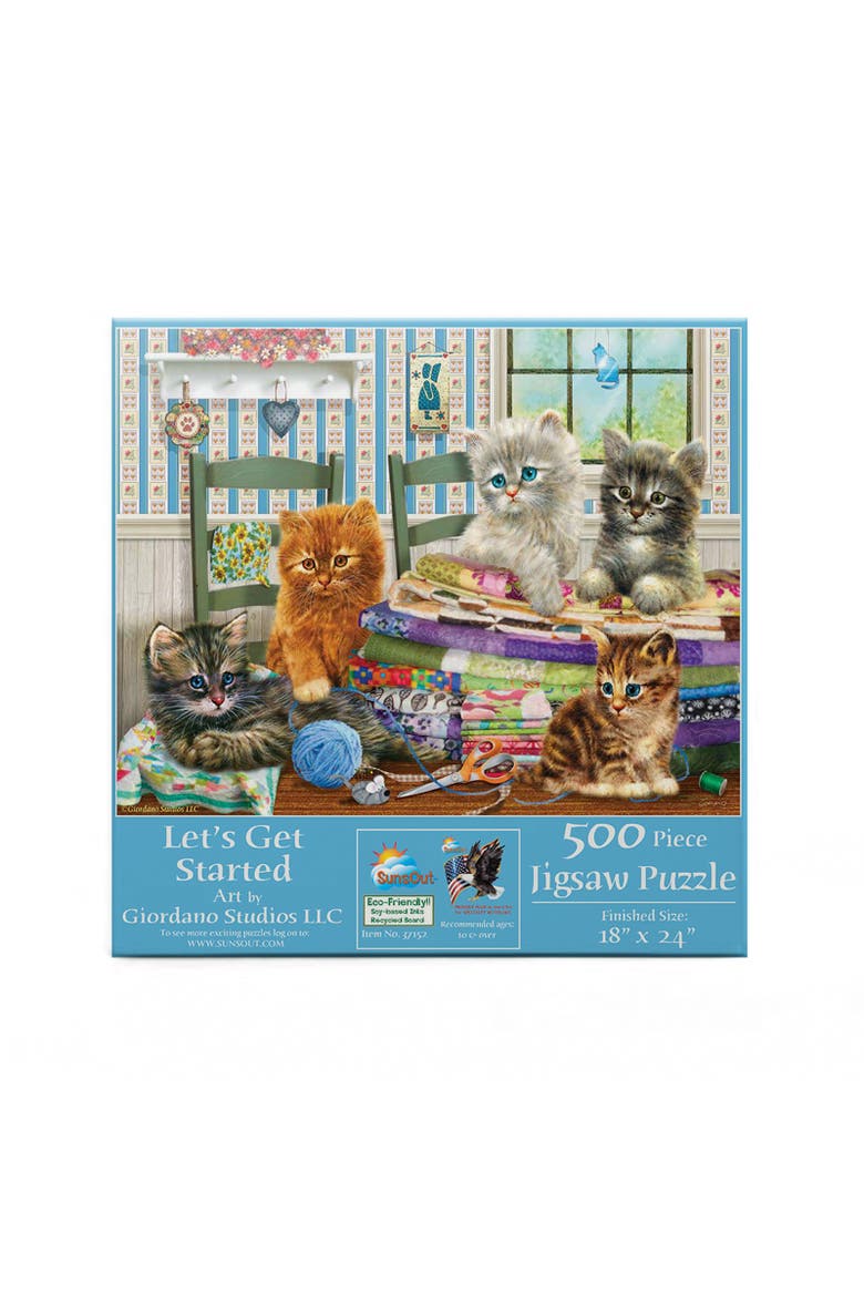 Let's Get Started 500 piece Jigsaw Puzzle for Adults, Alternate, color, Multicolor